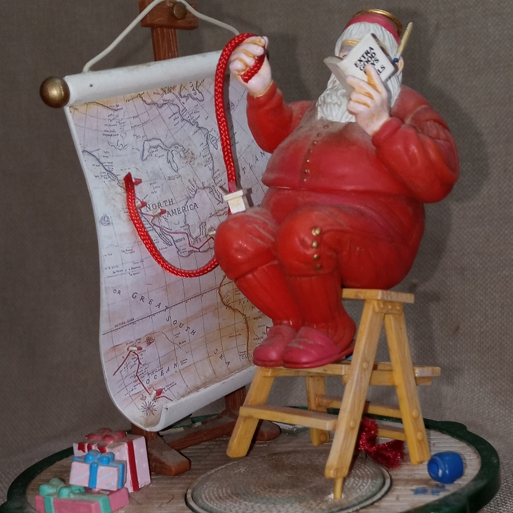 Santa Music Box Kurt S Adler Inc.. Vintage